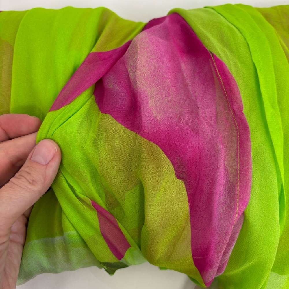 Retrofete Marisol Strapless Dress in Lime Anthurium Size S - Picture 5 of 13